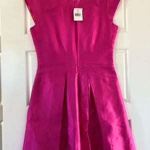 Beautiful bright pink silk Kate Spade dress